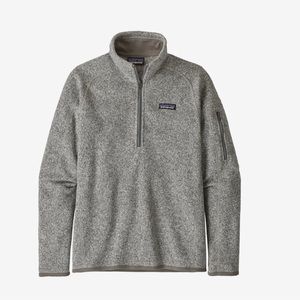Patagonia Womens 1/4 Zip Fleece Gray